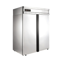 Холодильные шкафы с металлическими дверцами