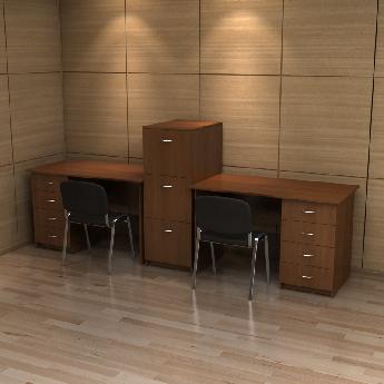 Комплект мебели для рабочего кабинета КРОН-КМ-10