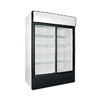 Холодильный шкаф BC110Sd cо стеклянными дверьми