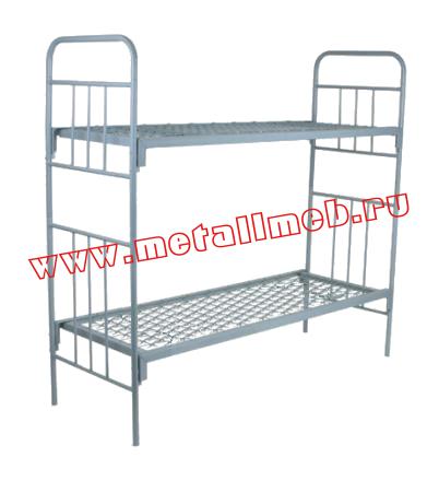 Металлическая армейская двухъярусная кровать тип Б
