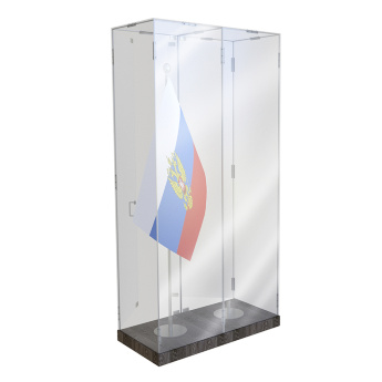 Шкаф стеклянный для хранения Боевого знамени тип Б