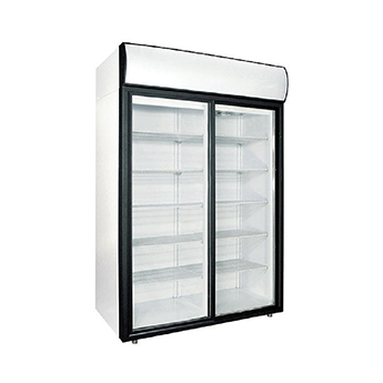 Холодильный шкаф DM110Sd-S cо стеклянными дверьми
